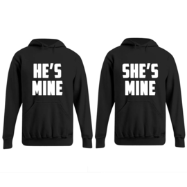 Hoodie He's Mine & She's mine