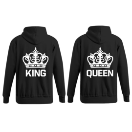 Hoodie King & Queen + Kroon