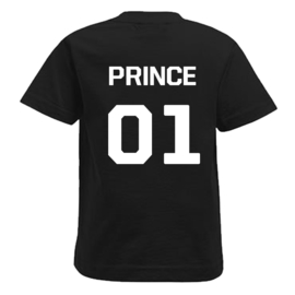 T-shirt Prince + rugnummer