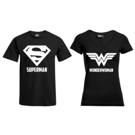 T-shirt Superman & Superwoman