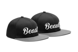 Beauty & Beast cap geborduurd