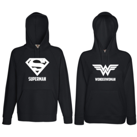 Hoodie Superman & Superwoman