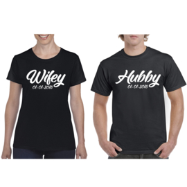 T-shirt Hubby & Wifey