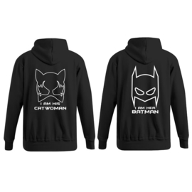 Hoodie Batman & Catwoman