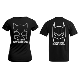 T-shirt Batman & Catwoman