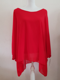 Top vleermuismouw rood