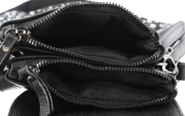 Metz crossbody telefoontasje met twee banden en print