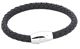 Heren armband Dallas zwart