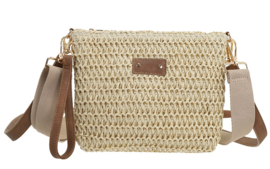 Kotor geweven crossbody tas met wisselbanden