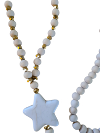 Ibiza ketting beige