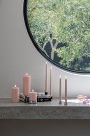 Uyuni LED-kaars Rose Powder 7,8 x 10,1 cm