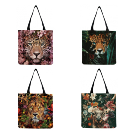 Shopper met print