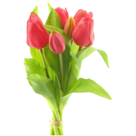 Real touch tulpen bos 7 stuks 31 cm