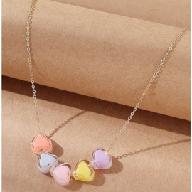 Meisjesketting hart of bolletjes