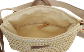 Kotor geweven crossbody tas met wisselbanden