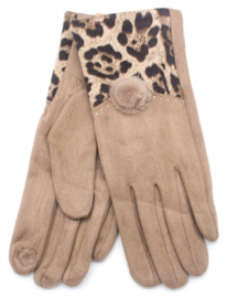 Handschoenen animal bruin