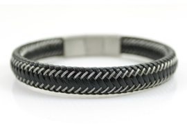 Heren armband met stiksels