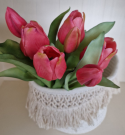 Real touch tulpen bos 7 stuks 31 cm