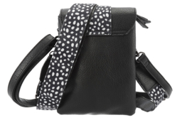 Metz crossbody telefoontasje met twee banden en print