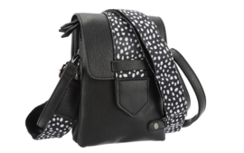 Metz crossbody telefoontasje met twee banden en print