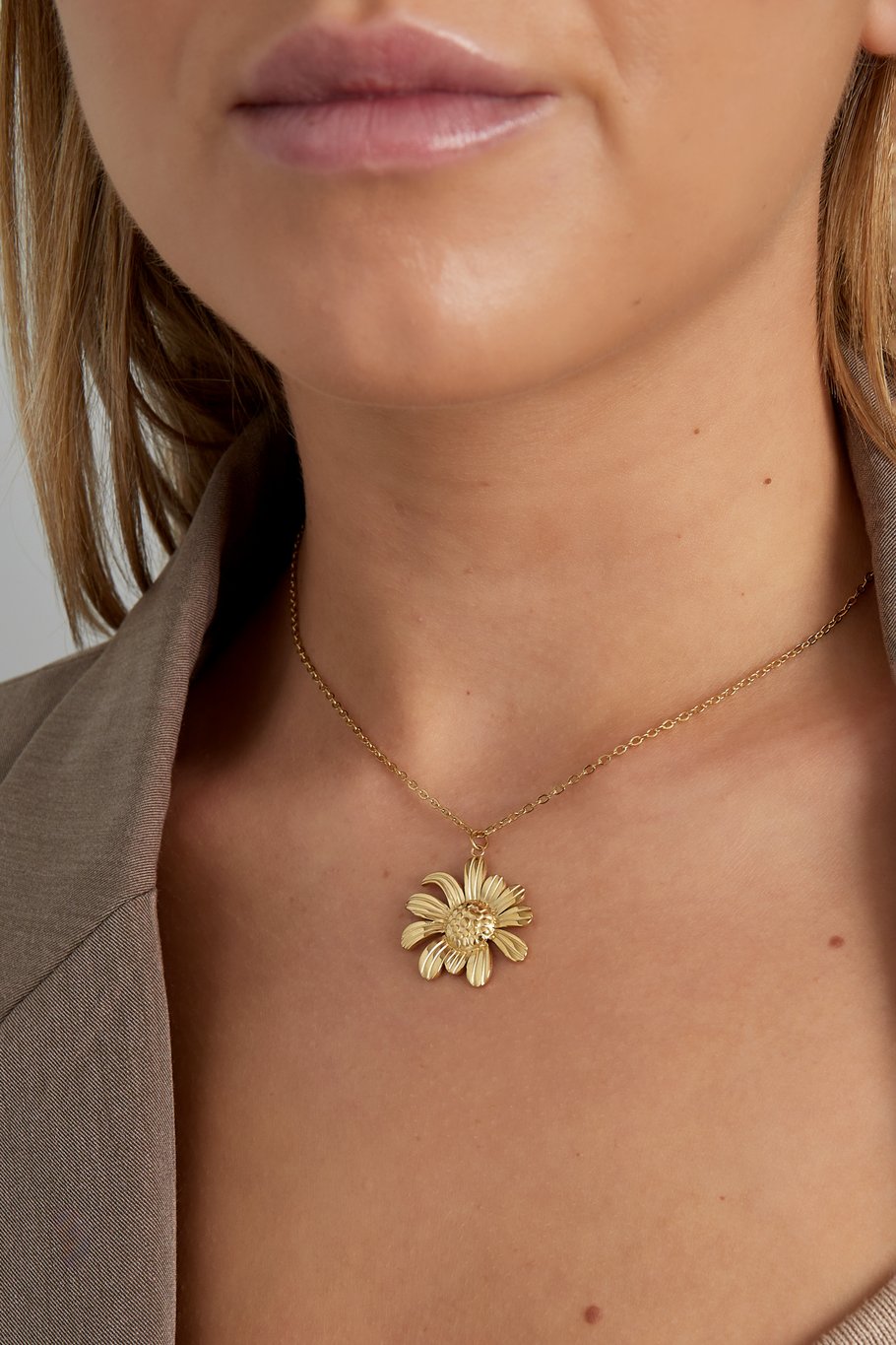 Ketting Daisy goudkleurig