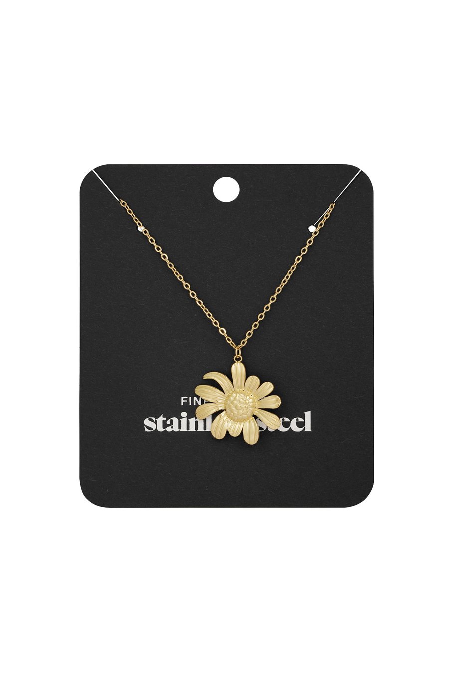 Ketting Daisy goudkleurig
