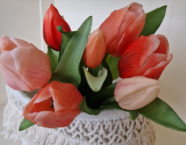 Real touch tulpen bos 7 stuks 31 cm
