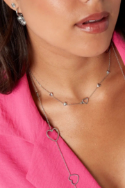 Ketting love RVS