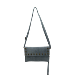 Leren Suède Tas met Studs