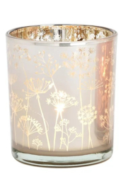 Windlicht set flower (set van 2 stuks)