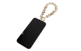 Amar telefoonbandje naturel met hartjes