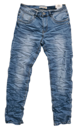 Karostar stretch jeans blauw