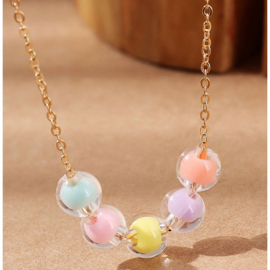 Meisjesketting hart of bolletjes