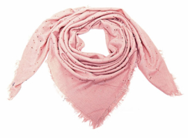 Sjaal roze triangel