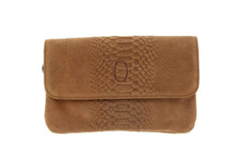 Qoss suede tas Yett Bruin