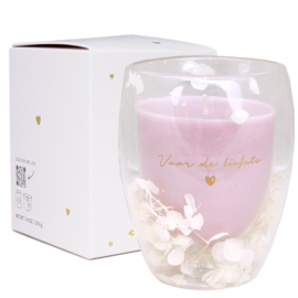 Sojakaars in theeglas "Voor de Liefste"