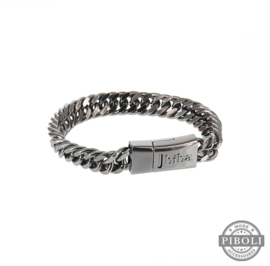 Biba chain bracelet gunmetal