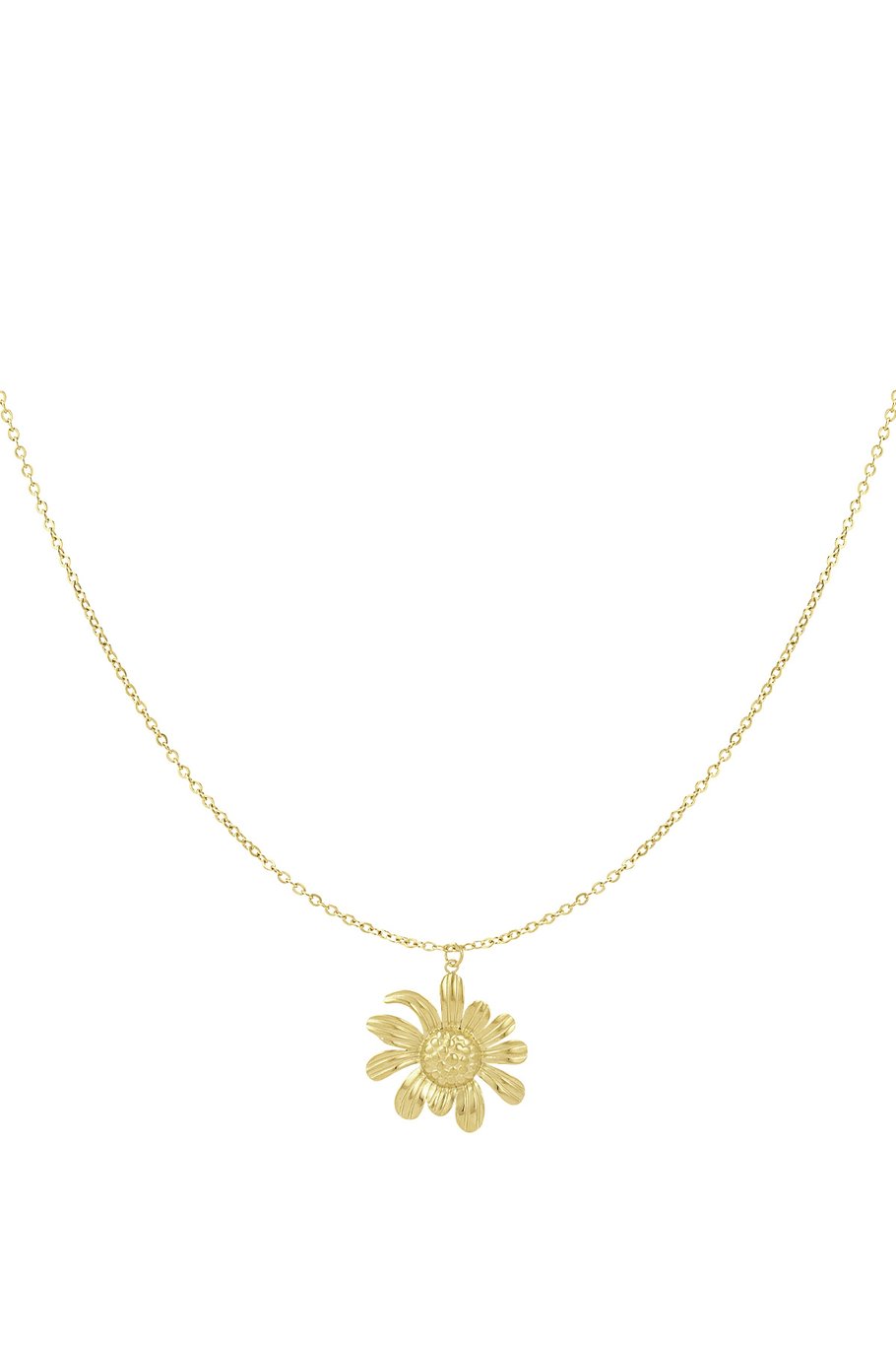 Ketting Daisy goudkleurig