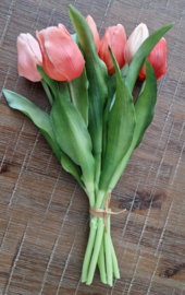 Real touch tulpen bos 7 stuks 31 cm