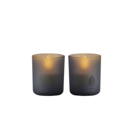 Uyuni LED-kaars in glas (set van 2) 6 cm x 7 cm