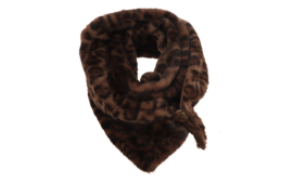 Legno driehoeksjaal van zacht faux fur – diverse prints