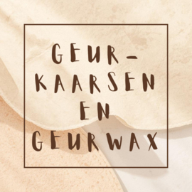 Geurkaarsen en geurwax