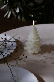 Uyuni LED kaars Kerstboom  10 cm x 15 cm (groen of wit)