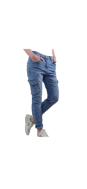 Karostar jeans met zakken aan de zijkanten