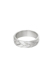 Ring RVS vlecht