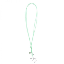 Ketting star roze, groen of grijs