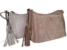 Zaza'z tas Boho beige of taupe