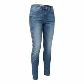 Karostar Jeans Straight Leg met Glitters en Perfecte Pasvorm