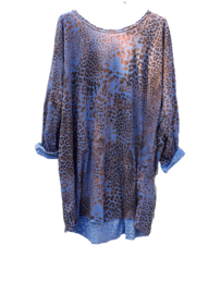 Tuniek Hanna met strik terra, blauw of groen