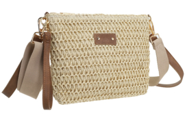 Kotor geweven crossbody tas met wisselbanden
